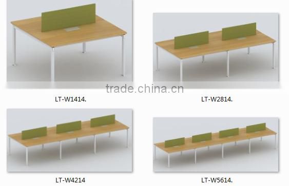 Office cubicle ergonomic workstation office separation desk 4 people seating
