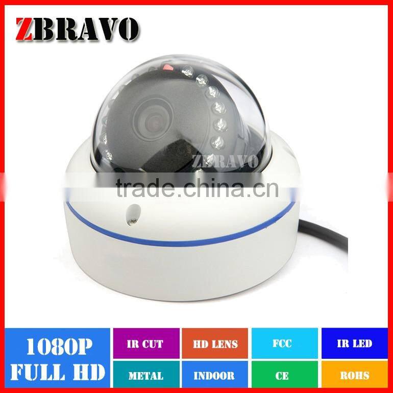 IR Indoor Sony CMOS HD TVI camera 1080P Mini Camera 2Megapixel Vandal proof HDTVI Cam 15pcs Leds