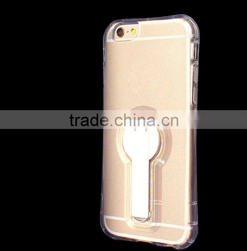 transparent TPU case with sport for iphone 6/6plus