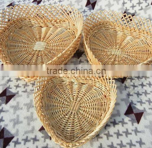 customized round & square willow fruit tray