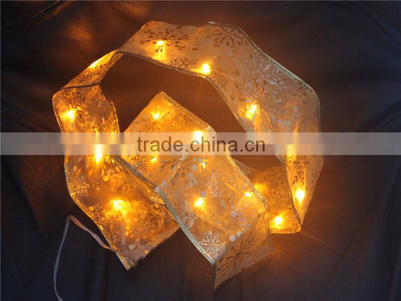 battery powered led ribbon lights of LED light for Christmas holiday