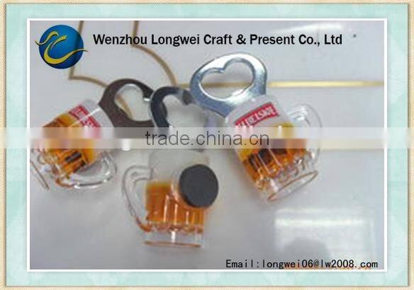 funny bottle shaped cheap bottle opener/flip flop with bottle opener