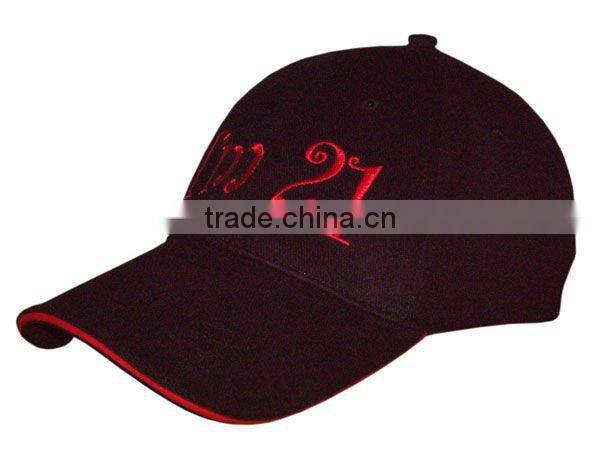 caps and t-shi logo with printing