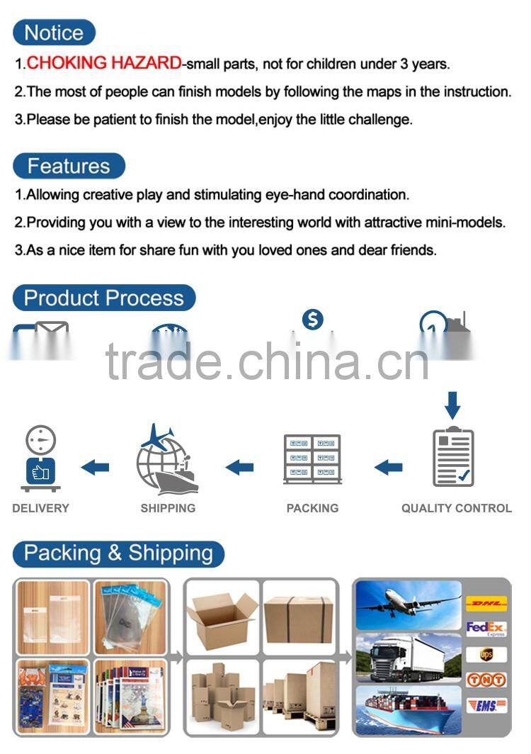 Architecture model empire state building 3d puzzle intelligent toys for adult