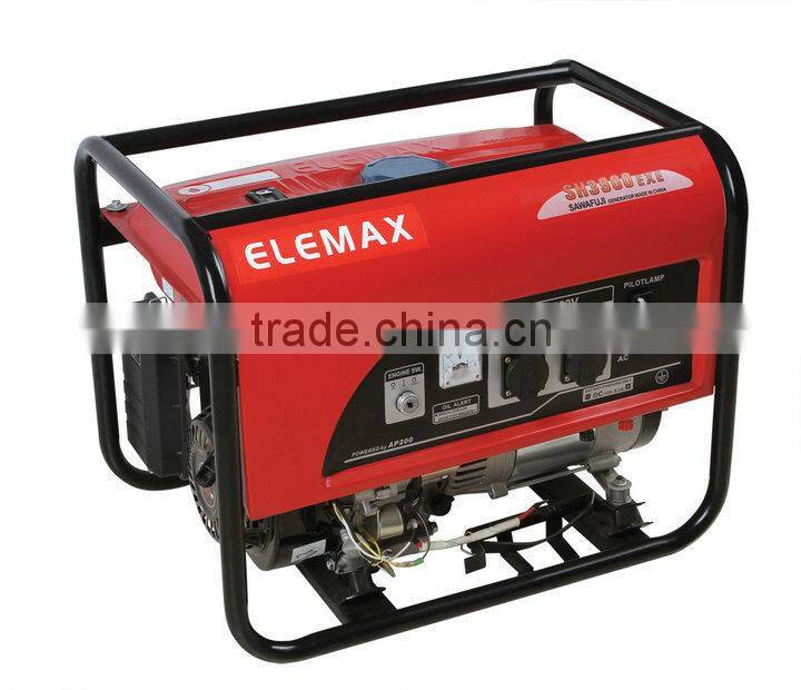 Factory direct 5kw/5kva Elemax GX390 honda engine 13hp gas generator