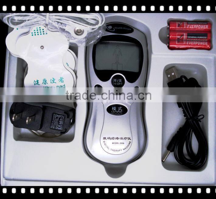 Shock Price Digital of Therapy of Machine of Massager Instruction on with LCD Screen