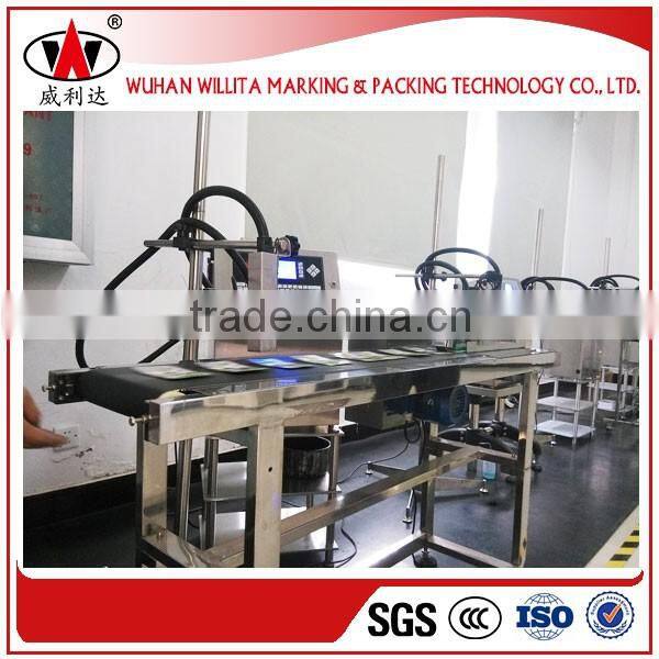 Expiry date batch code printing machine for bottles bags