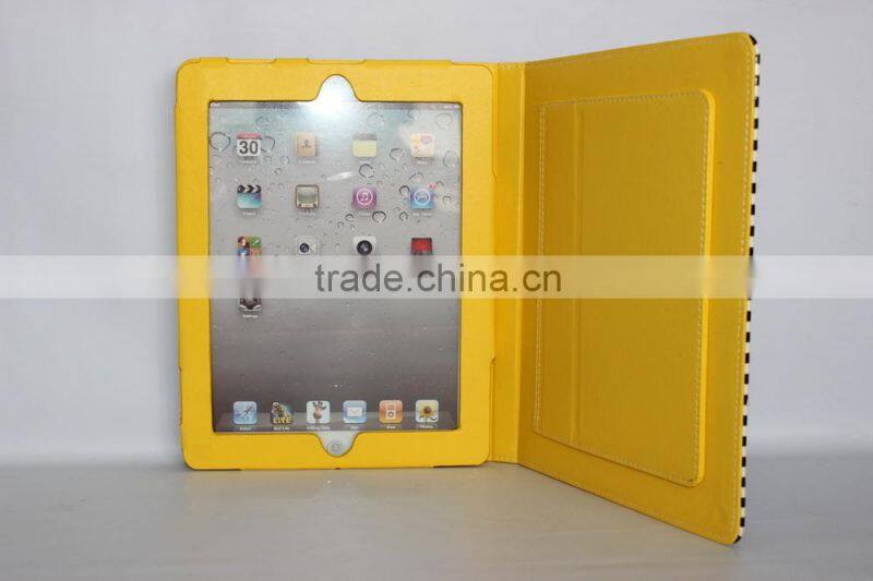 New Design High-end Pu Leather Tablet Case For Ipad/PVC Tablet Cover