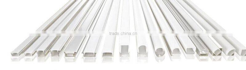 Recessed Alu LED profile with 60degrees lens