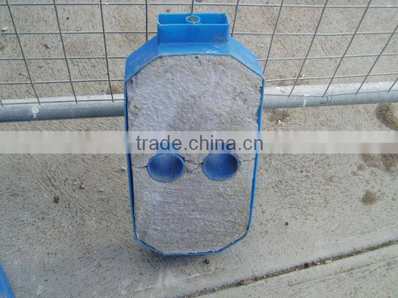 temporary fence feet with certificate(anping factory)