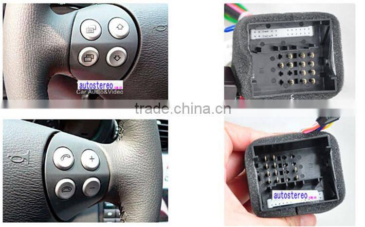 Autostereo Car DVD Player for Mercedes CLK (W209) GPS Navigation with Canbus, Ipod, BT, WIFI and Free Map Car Multimedia System