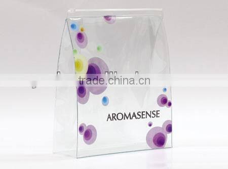Clear PVC Plastic Shop Packaging Bag With Zip Lock