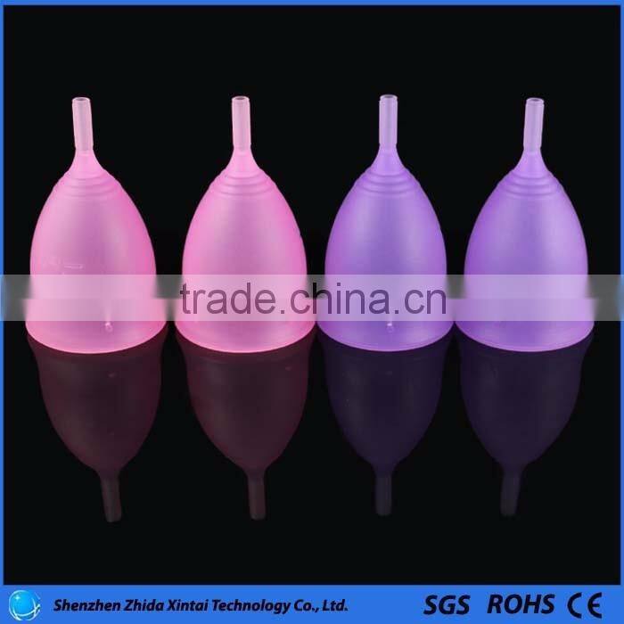 100% FDA silicone menstrual cups period cup for lady menstruation