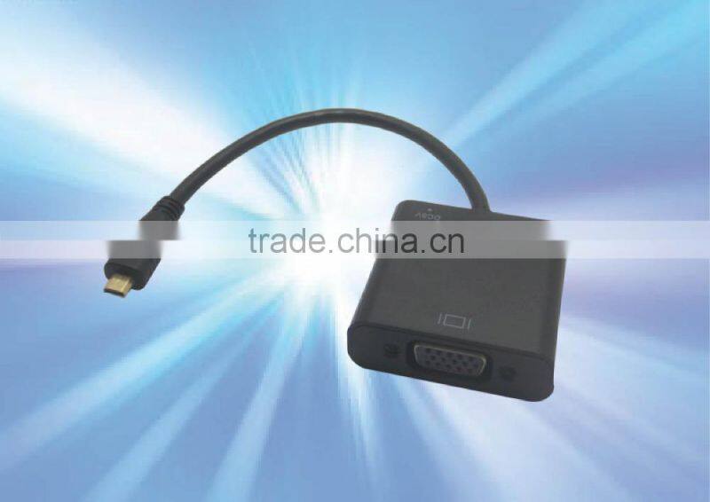 100% new MINI HDM I toVGA HDM I adapter for computer/laptop Multimedia devices
