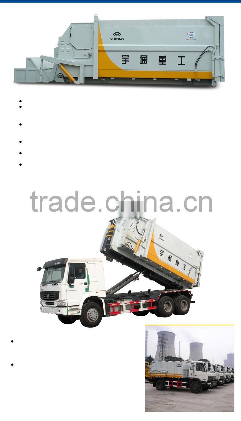 Horizontal Mobile Garbage Compressor and Transfer Station