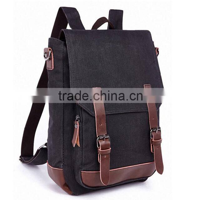 Vintage Canvas Backpack School Bag