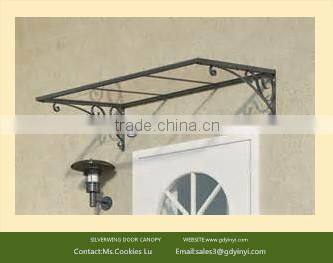 Plastic and Aluminum gazebo kits for door hardware canopy