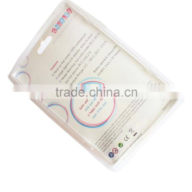 Duck style Backlight LCD Digital baby bath thermometer use for baby with tortoise style