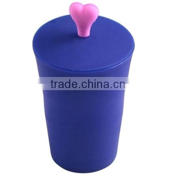 Hot selling BPA free silicone soft frozen drink cup