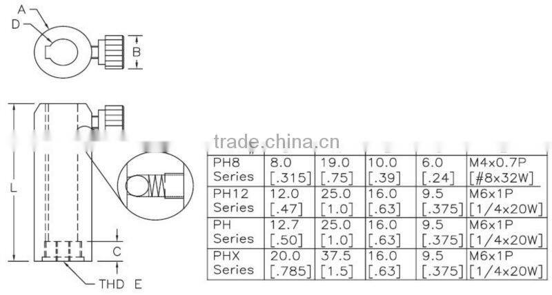 P-2 series/Post for lens mount/optical mirror post