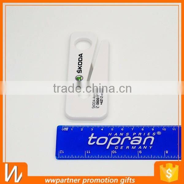 Business card letter opener