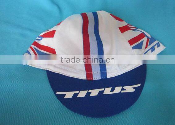 Custom Cotton twill cycling cap