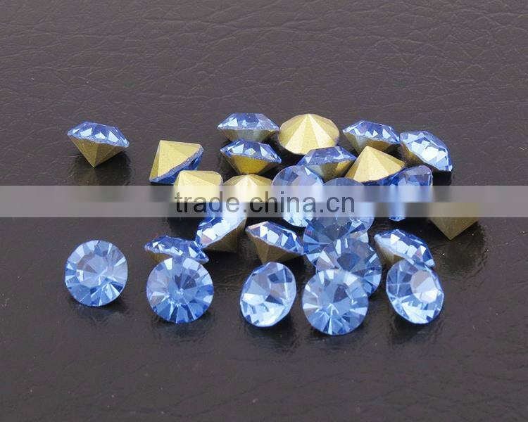 Orlando city sells well glass crystal pointback rhinestones