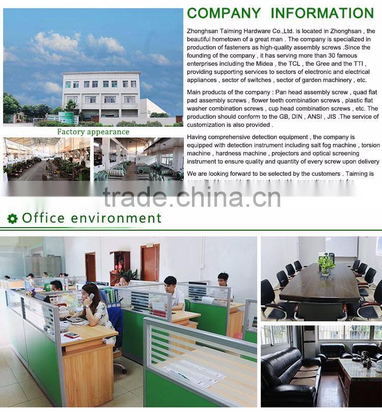 High Hard cup sems screw