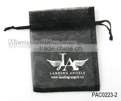 23 Color In Stock Customized Cheap Wholesale Organza Jewelry Bag