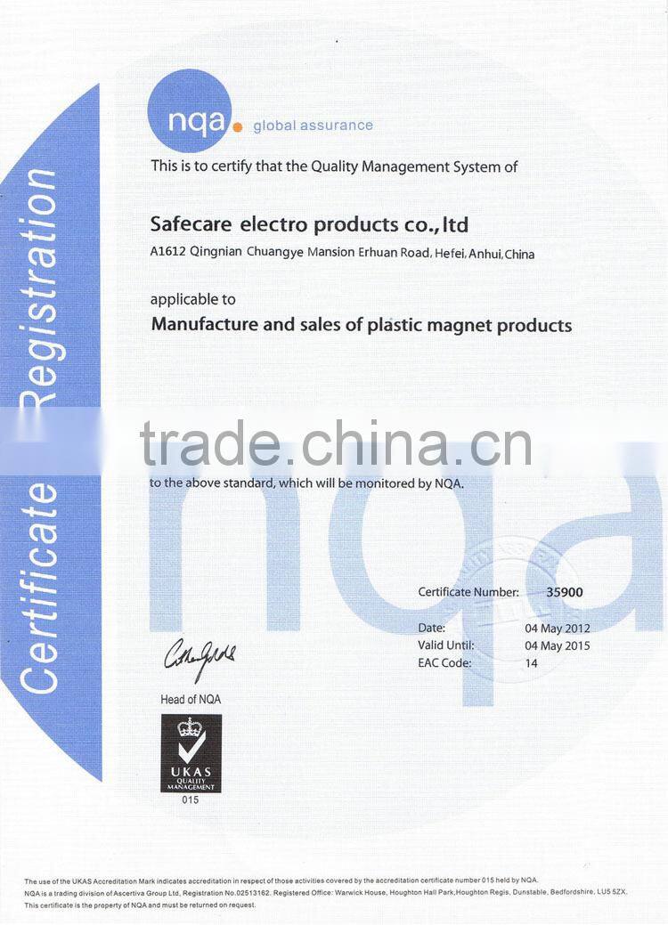 Flexible strong fridge rubber magnet strip