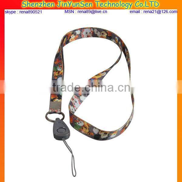 sublimation printing lanyards with metal hook