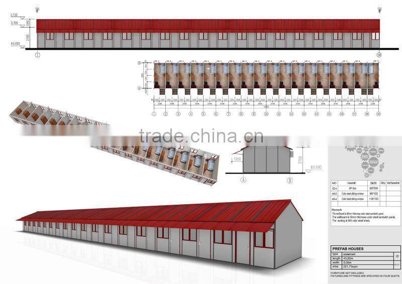 china Fast installation and steel structure prefab buildings