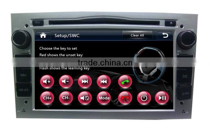 gps software for car stereo for OPEL ASTRA VECTRA car dvd player Support 3G/V-10disc/Audio/Video