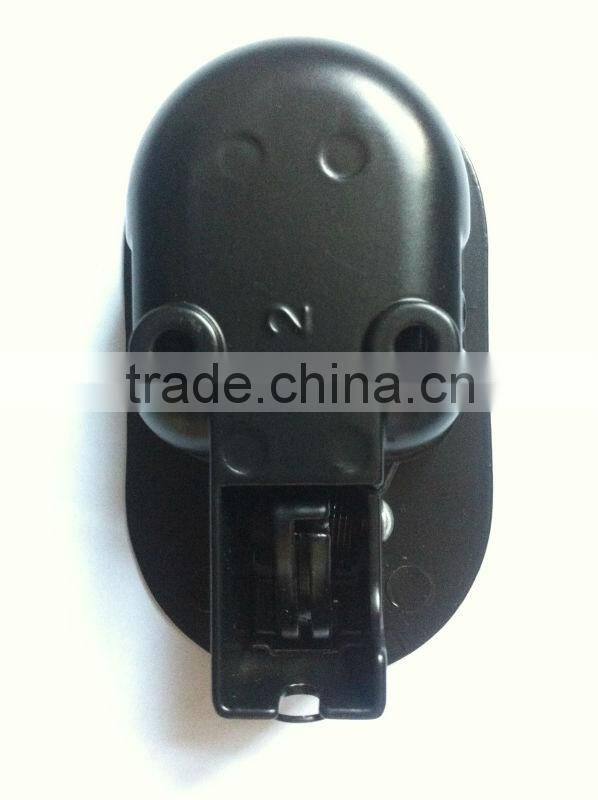Car door flapper style recliner release handle long