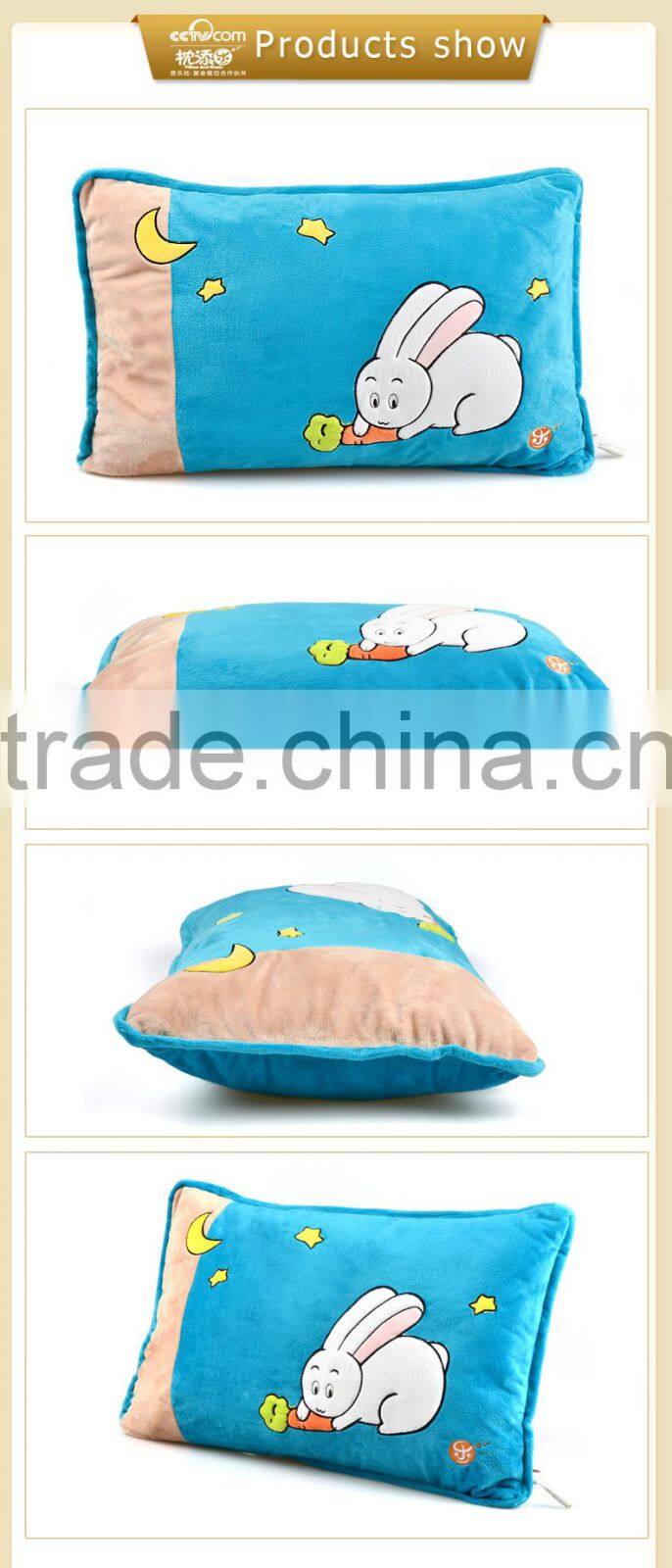 popular gift hot sale 2014 blue cove rabbit speaker pillow for iPhone
