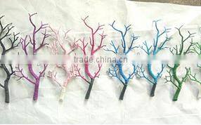 Hot sale Gold Crystal Artificial Tree / Wedding Tree Centerpiece