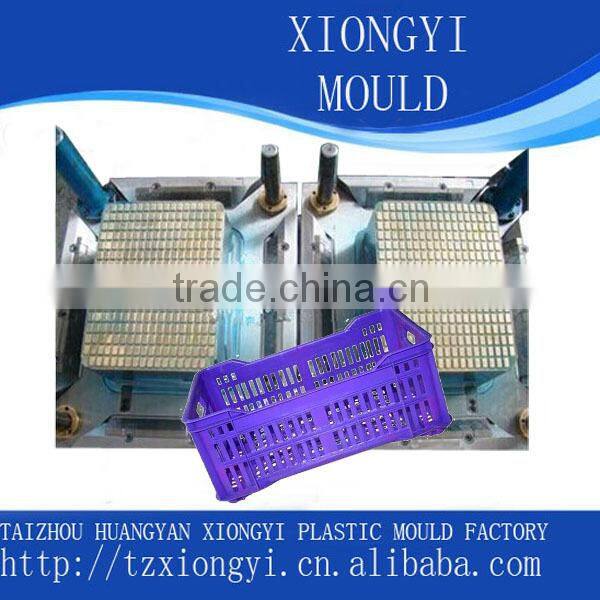 custom EU standard injection logistic folding crate mould manufacturer