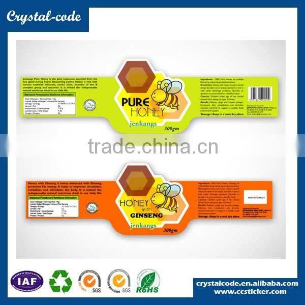 Labels for food containers self adhesive food label