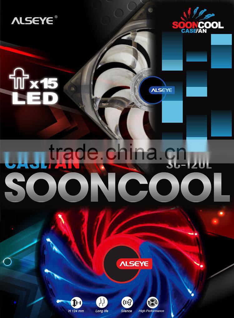Alseye SC-120L led cooler case fan