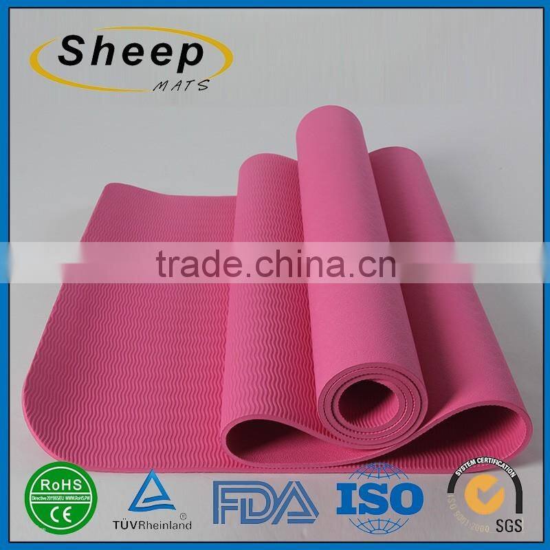 2016 Factory offer eco friendly customized yoga mat eco friendly