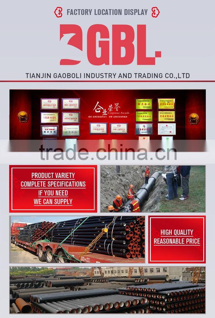 china supplier low price k9 ISO2531 pvc large diameter pipe