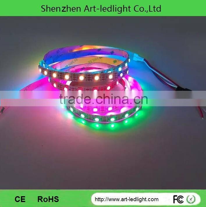 Silicon digital ws2812b led strip ws2812b addressable led 5050 RGB tape 5v 12v
