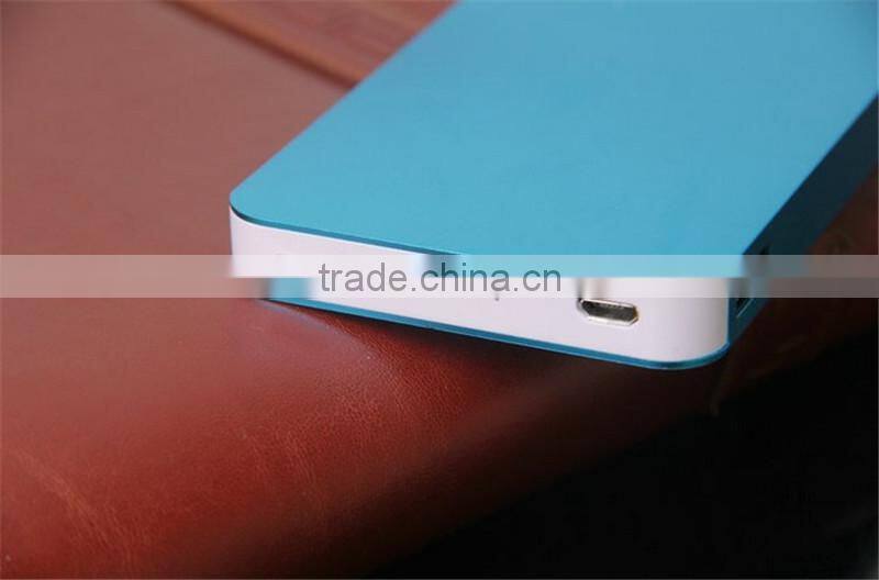 10000mah Aluminum shell portable mobile power supply shenzhen