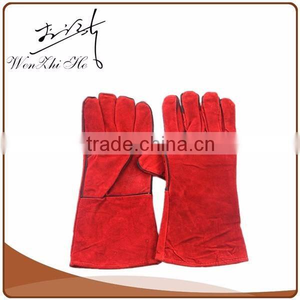 Cow Split Leather And Cotton Softtextile Wedding Glove