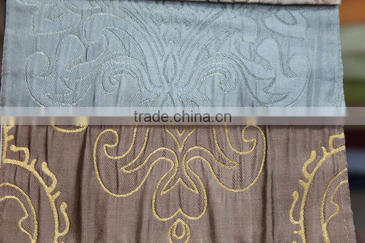 Simple decorative jacquard sleeping room curtains for home textile