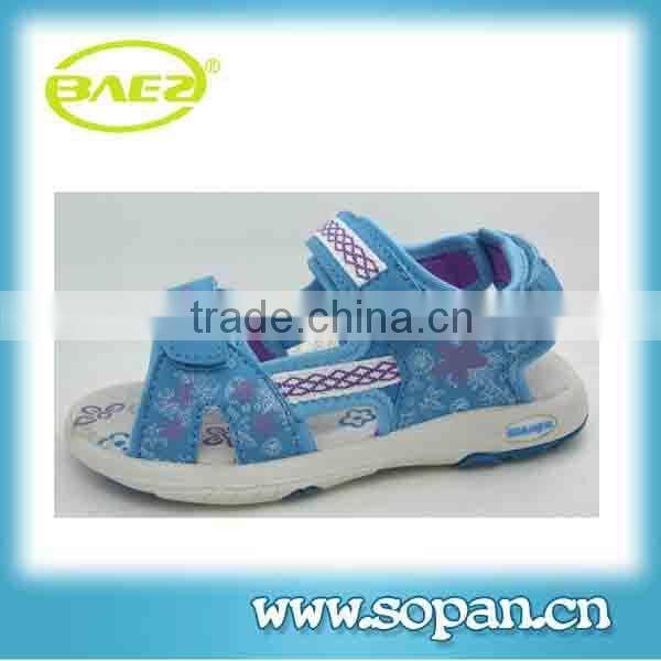 cute style good quality kids beach sandals/sport sandals