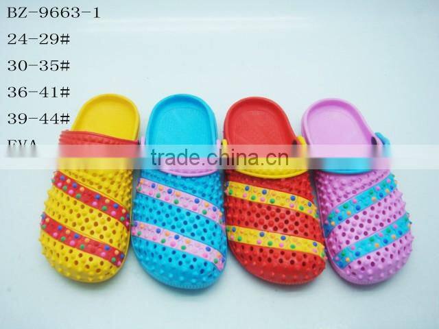 2016 (BZ-9663-1) shoes clog kids EVA clog wholesale EVA slipper