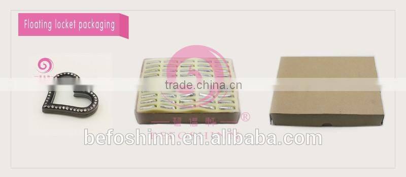 30 mm Coffee color stainless steel magnet glass floating locket for locket floating charm