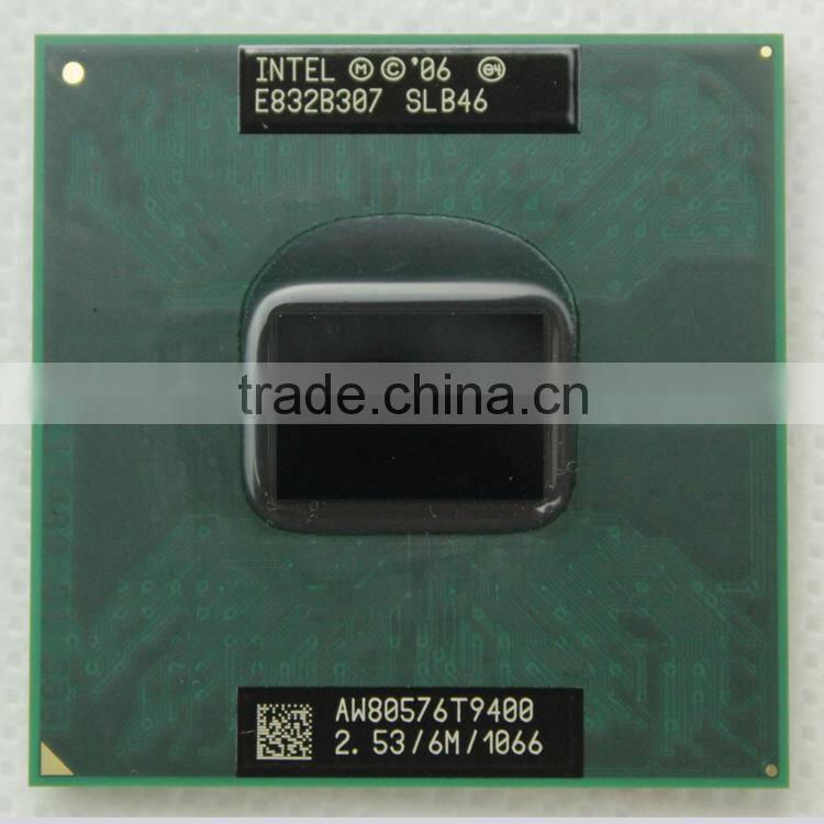 Original PGA formal version of the core 2 duo T9400 2.53 G 6 m 1066 laptop CPU SLB46