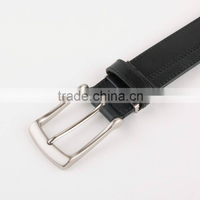 Luxury Men Genuine Leather Pin Alloy Buckle Belt Dress Brand Wide Waistband Bel
